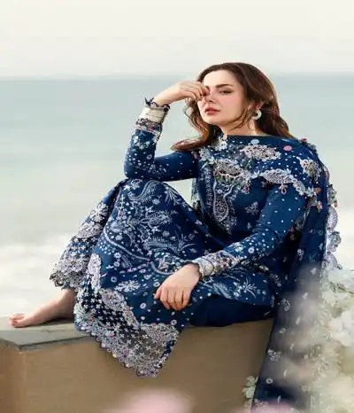 lawn cotton fabric suit
