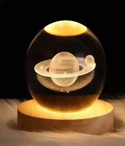 led lamp wooden