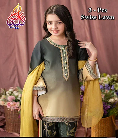 swiss lawn kids 3pc