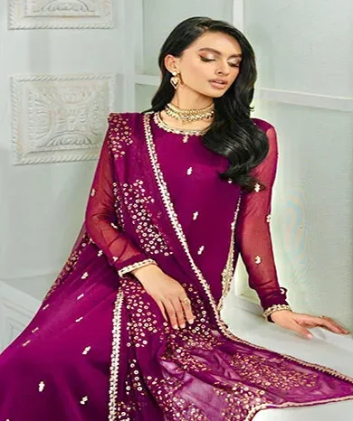 chiffon suit malai
