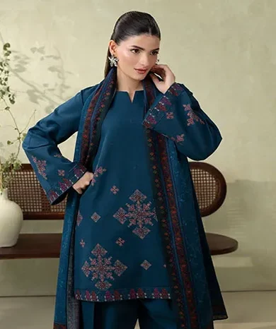 dhanak suit Embroidered