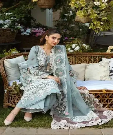 digital printed lawn 3 piece