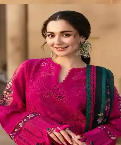 embroidered chiffon dress pak