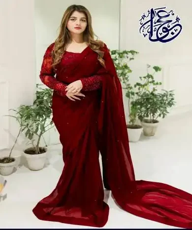 stitched saree women