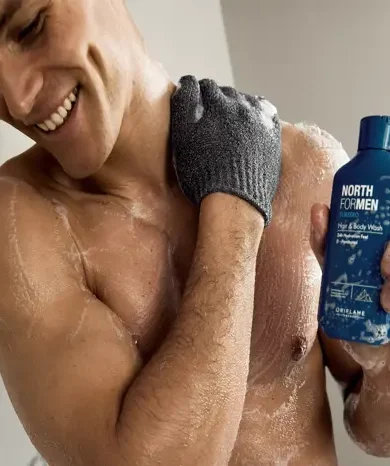 hair & body wash orflame men