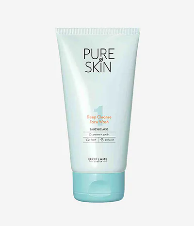 oriflame face wash pure skin