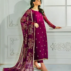 chiffon suit malai 1
